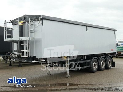 Tilt semi-trailer LANGENDORF SKA 24/30, Alu, 50m , SAF, suspension flap, lift used