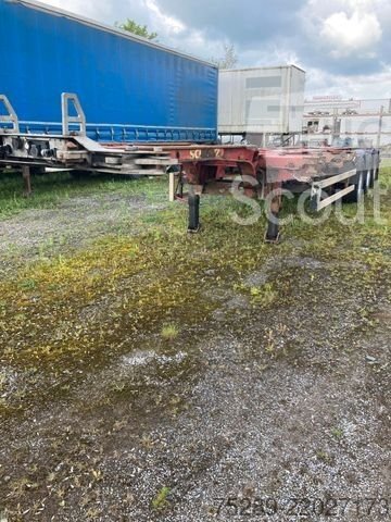 Interchangeable semi-trailer chassis SCHMITZ CARGOBULL SCF 24 G Replaceable interchangeable chassis used