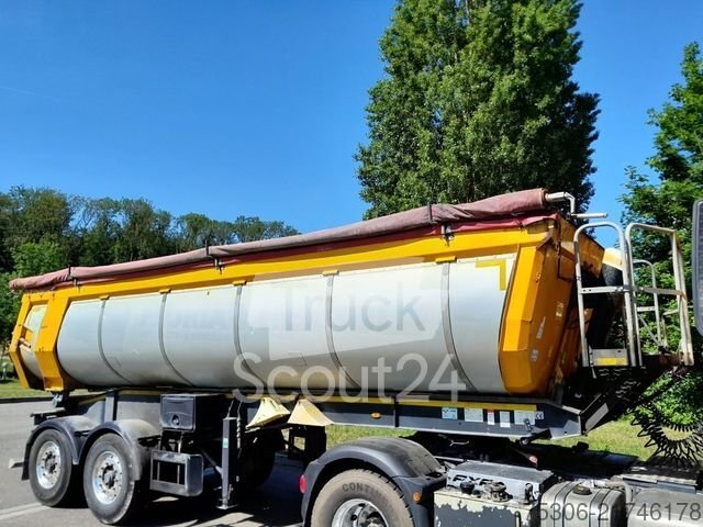 Tilting semi-trailer Thermo Tiling trough 2 axes used