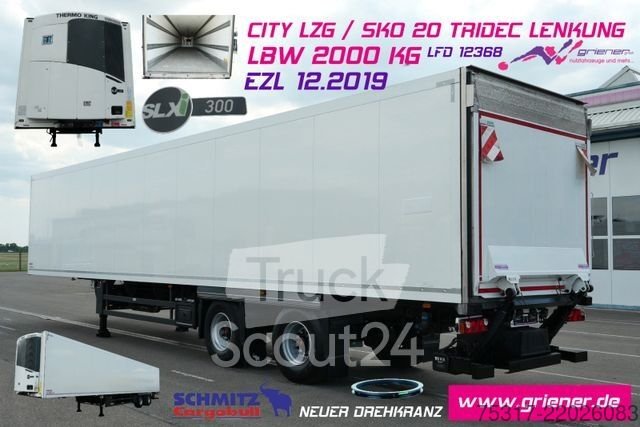 Refrigerated semi-trailers SCHMITZ CARGOBULL SKO 20 /CITY/ LZG LENKACHSE /TK SLXi 3 / LBW 2to used