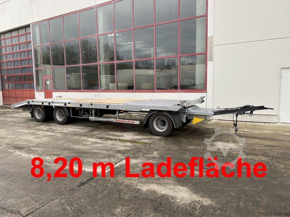 Möslein T 3-8,20 P OR 3 axle low loader straight cargo area 8,10 m,new vehicle