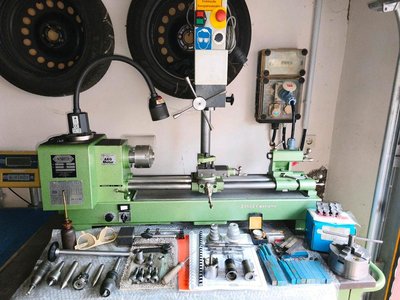 Wabeco D2400 soustruh, soustruh, 230 voltů, se spoustou příslušenství