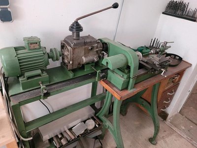 drehbank drechselbank z transmisją silny prąd 400v