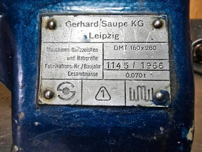 Zaoferuj mały Gerhard Saupe tokarki.