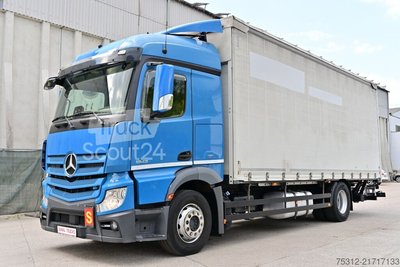 Вантажівка з Pritsche & Plane Mercedes-Benz Actros 1843 E6 Retarder LBW AHK 2,8m 70% шини використовуються