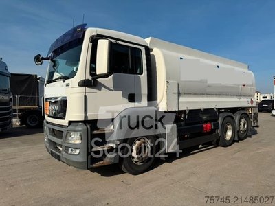 Вантажівка з кузовом бака MAN TGS 26.360 * OBEN & UNTEN * 3 KAMMER *ALUFELGEN* використовується