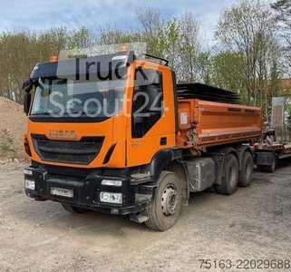 Тристоронній навантажувач IVECO TRACKER AD380T/P 500 3-осьовий наконечник бульйону використовується