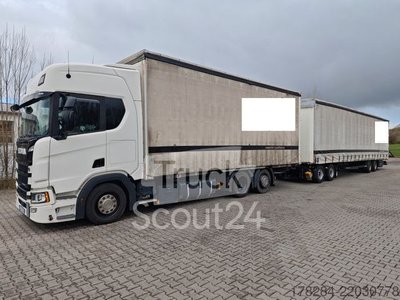 Змінний шасі вантажівка SCANIA S500 Long вантажівка MEGA зміна BDF