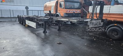Міжмінний напівпричепівний шасі Schmitz SCF24 2x20,30,40,45 футів Multichassis, розширений використовується