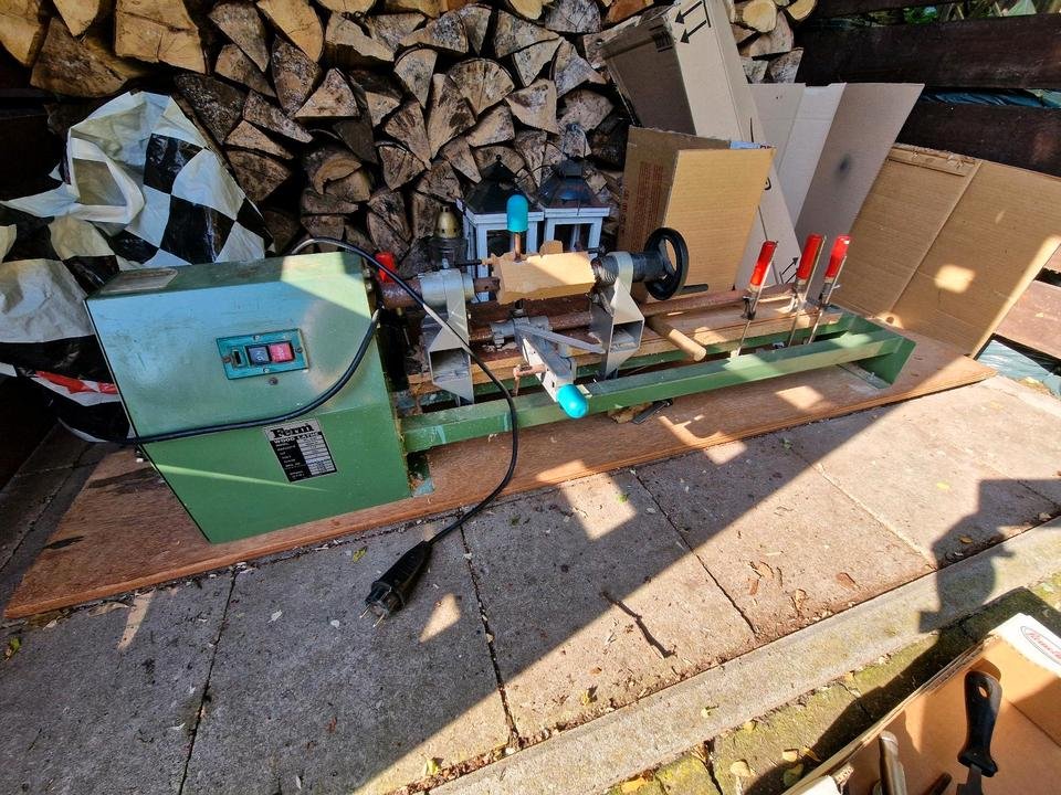 Ferm Lathe Hobby Drewniana Tokarka +. Narzędzia