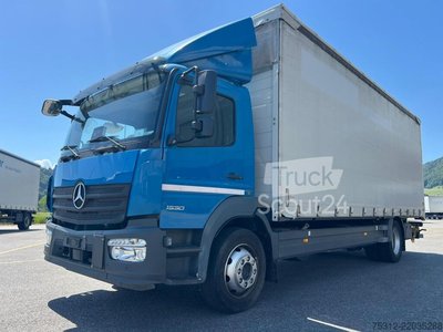 Вантажівка з Pritsche & Plane Mercedes-Benz Atego 1530 16t E6 LBW Sheet Air 2.7m використовується