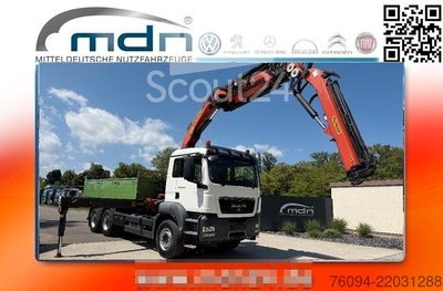 Використовується вантажівка з перевезенням (відкрито) MAN TGS 33.440 6x4 KRAN 28m FUNK+Jib+Seilwinde 5./6.