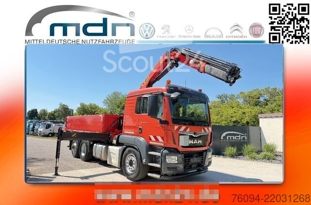 Тристоронній навантажувач MAN TGS 26.420 6x2 пульверизатор KRAN / steer AHK використовується