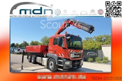 Тристоронній навантажувач MAN TGS 26.420 6x2 пульверизатор KRAN / steer AHK використовується