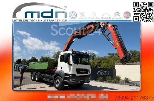 Autokran MAN TGS 33.440 6x4 KRAN 28m FUNK+Jib+Seilwinde 5./6 використовується