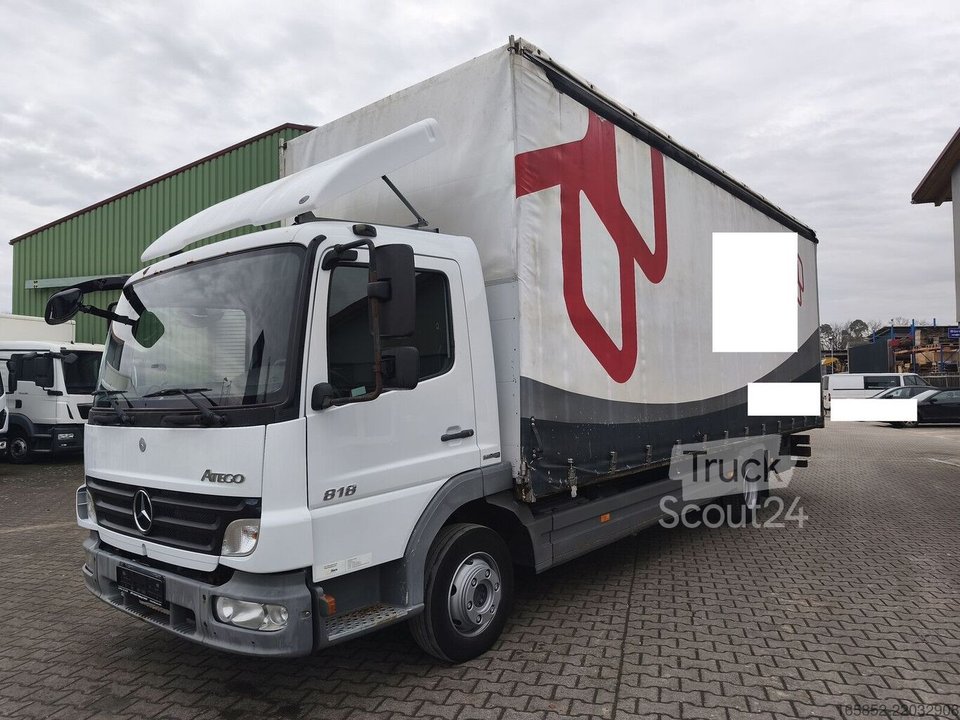 Plane Mercedes-Benz Atego 818 Edscha Gardine Euro 4x2 (33) використовується