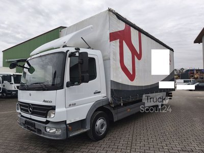 Plane Mercedes-Benz Atego 818 Edscha Gardine Euro 4x2 (33) використовується
