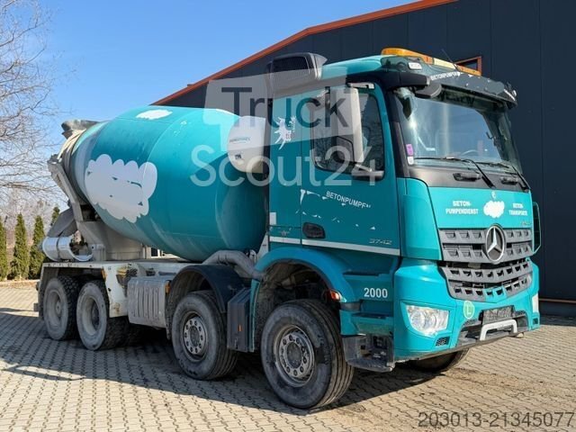 Betonmischer LKW MERCEDES-BENZ AROCS 3742 8x4 Betonmischer EUROMIX 10 m  gebraucht