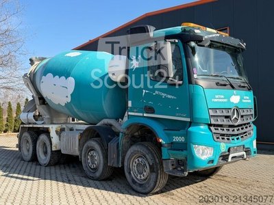 Betonmischer LKW MERCEDES-BENZ AROCS 3742 8x4 Betonmischer EUROMIX 10 m  gebraucht