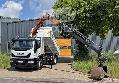 Autokran Iveco Eurocargo 180E250 - 95 TKm - Kipper gebraucht