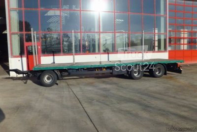 Підвіска з відкритими щілинами 3 осі Jumbo- Pritschenanhänger з шпильками, які використовуються
