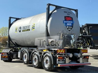 Танк напівпричепів D-TEC 1-Kammer Тисовий бак 29 куб. м, смт. 5.6 до., MIETEN? використовується