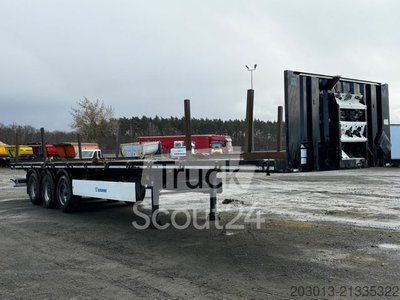 напівпричепи з відкритим павук KRONE SD 3 осьовий павук використовується