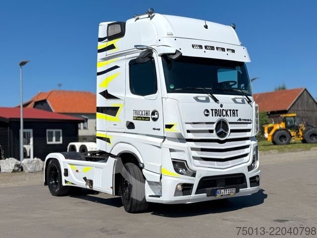 MERCEDES-BENZ ACTROS 5 1848 GigaSpace SoloStar, наклон гидравлический