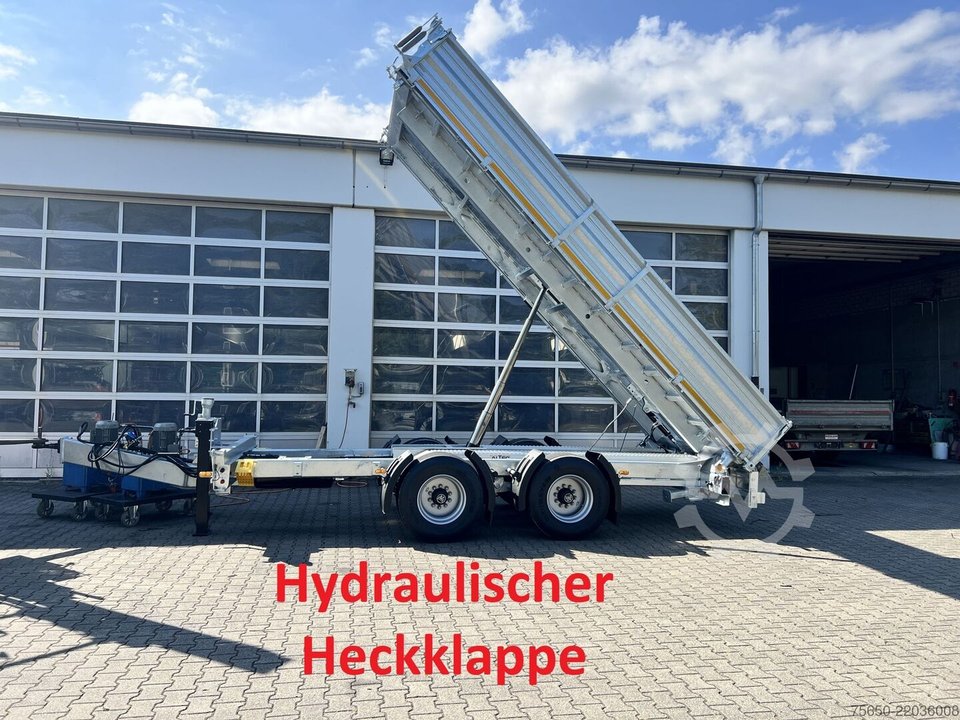 Möslein TTD 19 B 19 t tandem tipper- low loader гидравлический клапан широкая шина
