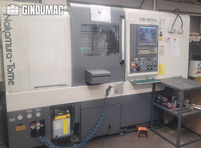 NAKAMURA-TOME AS-200L CNC lathe