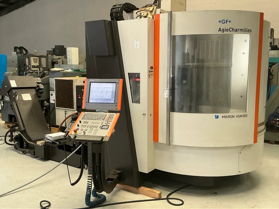 2010 AgieCharmilles Mikron HSM 800 Vertikale Maschinenzentren