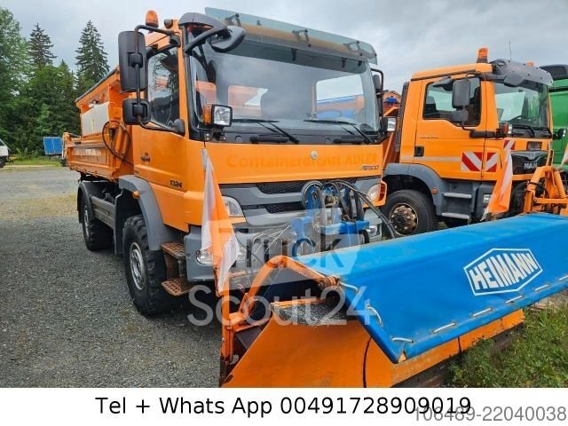 Dreiseitenkipper LKW MERCEDES-BENZ Atego .1324.4x4 Meiler Kipper Winterdienstnst gebraucht