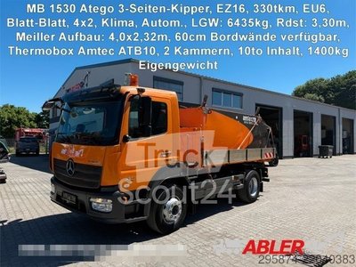 Тристоронній навантажувач MERCEDES-BENZ Atego 1530 3-сторонній наконечник з термобоксом, що використовується