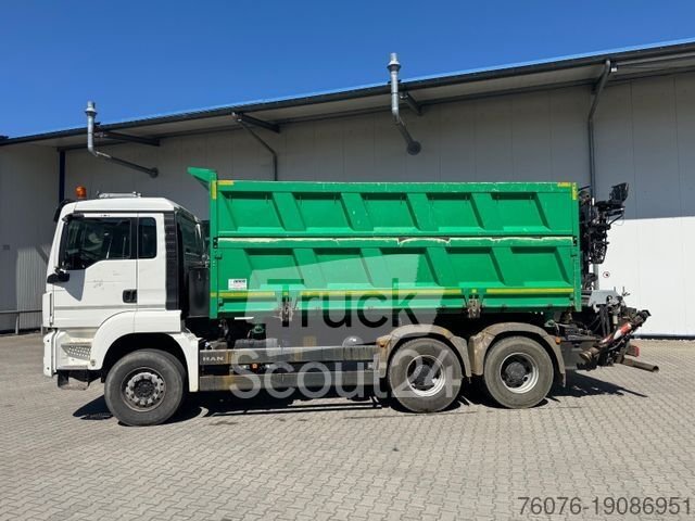 Kipper вантажівка MAN 33.440 K 6x4 Bordmatik Jonsered 1300 RS використовується