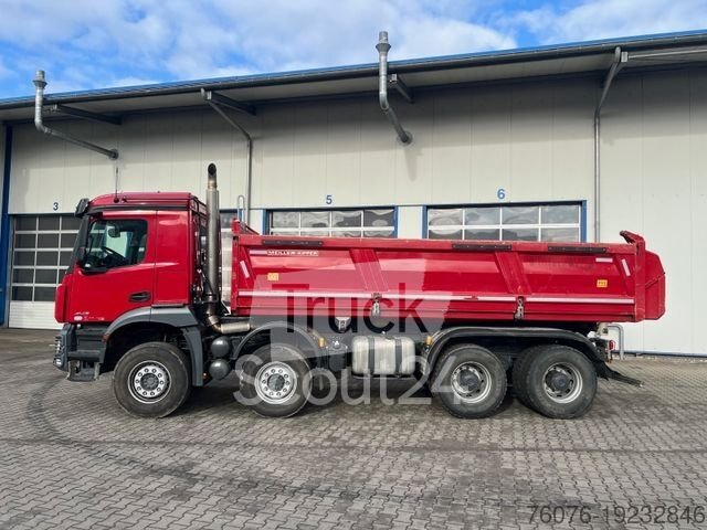 Kipper вантажівка MERCEDES-BENZ 4146 K 8x4/4 Meiller Bordmatik 41t використовується