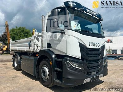 Тристоронній вантажівка IVECO S-Way 400/Meiler/CNG/Erdgas/Blatt-Luft/AHK new