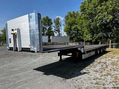 напівпричепи з відкритими перевезеннями Fliegl 3-Achs Jumbo напівпричепи Plateau
