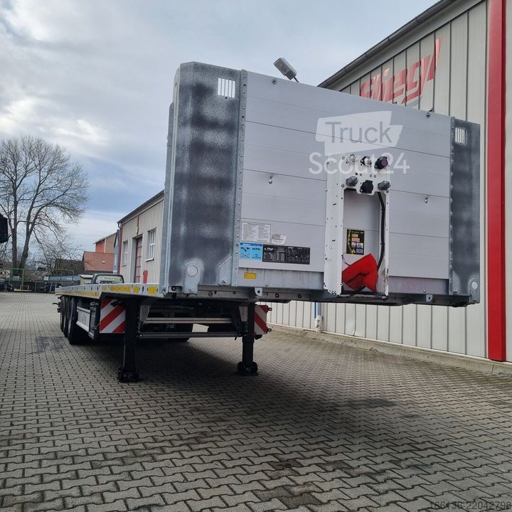 напівпричепи з відкритою щіпкою Fliegl 3-осьовий плато сідло SDS 380 Мега новий
