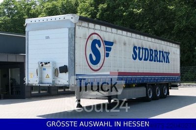 Напівпричіп з Pritsche & Plane SCHMITZ CARGOBULL Power завіса піддон коробка Lift осі 279.-mtl використовується