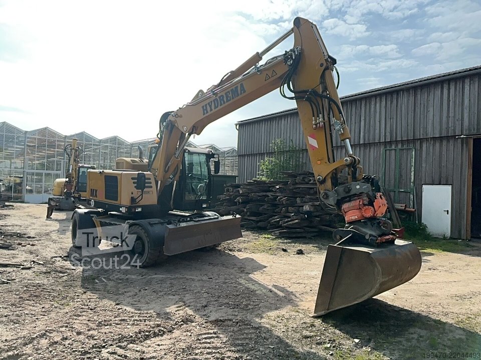 Mobilbagger Hydrema RB15-MX18 with tiltrotator, quick coupler and excavator bucket gebraucht