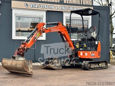 Minibagger HITACHI ZX17 U-5 Y, Powertilt, 3 Löffel gebraucht
