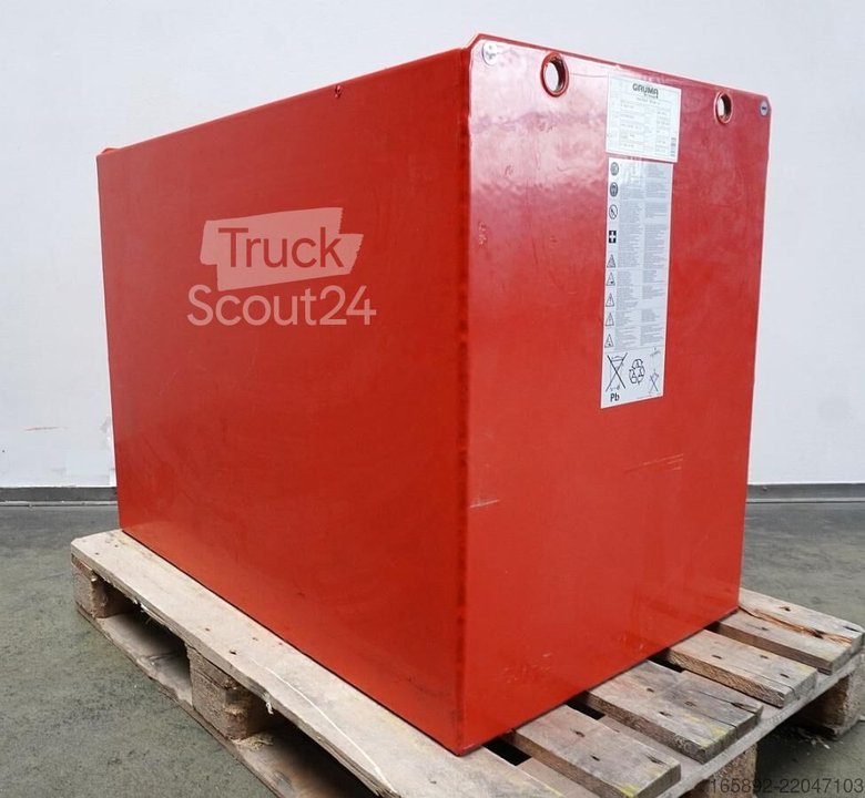 Gabelstaplerbatterie GRUMA 48 Volt 6 PzS 930 Ah gebraucht