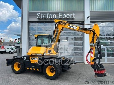 Radbagger JCB Hydradig 110W / Pratzen / nur 1.242h / Rototilt gebraucht