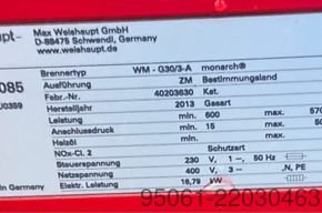 Weishaupt WM- G30 / 3- / / 5700kw Weishaupt WM- G30 / / 5700 Kw