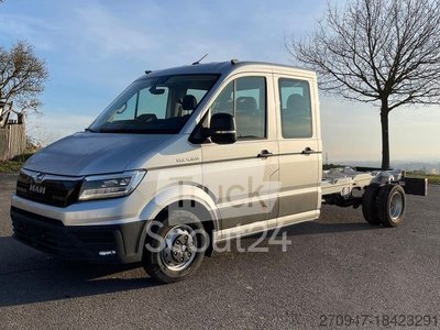 Транспортер шасі MAN TGE 5.160 шасі DOKA L4 AHK SITZHZ LED DAB використовується