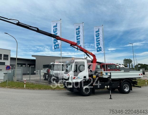Dreiseitenkipper LKW IVECO 120E280 Kipper/Kran/Palfinger/Funk/nur 32 tkm ! gebraucht