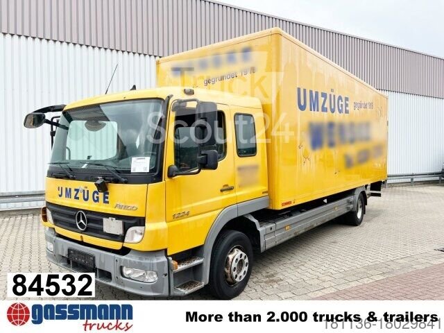 Грузовик со структурой корпуса Mercedes-Benz Atego 1224 L, мебельный корпус, Dautel LBW, 42 см использован