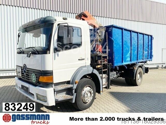 самосвал Mercedes-Benz Atego 1823 4x2 с краном Palfinger PK10500