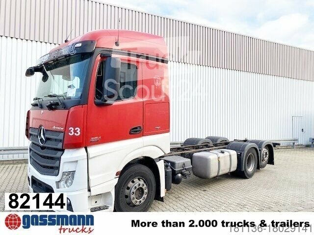 Грузовое шасси Mercedes-Benz Actros 2545 L 6x2, StreamSpace, Lift axis