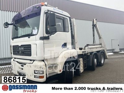 самосвал MAN TGA 26.360 6X2/4 BL, используемая передняя ось рулевого управления